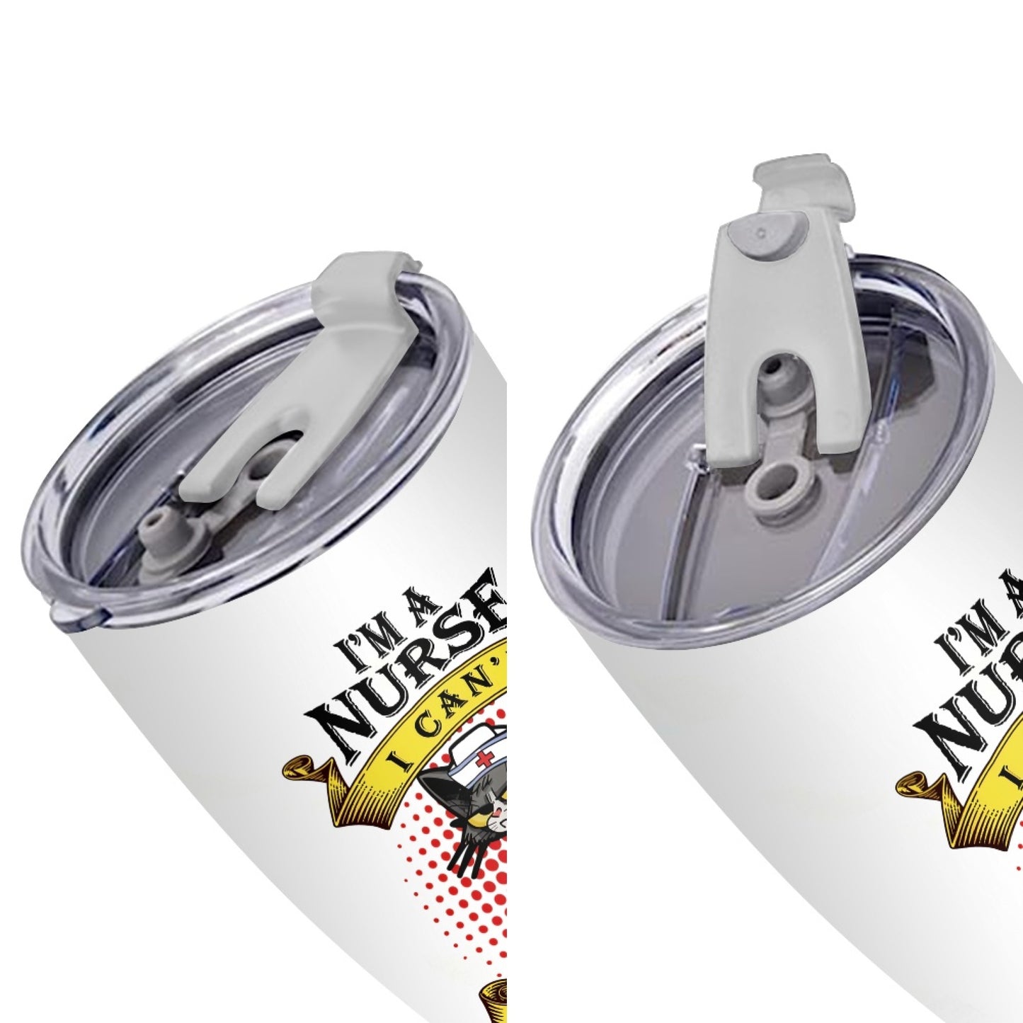 "I'm A Nurse I Can't Cure Stupid But I Can Sedate It" Tumbler Infermieri – custom tumbler
