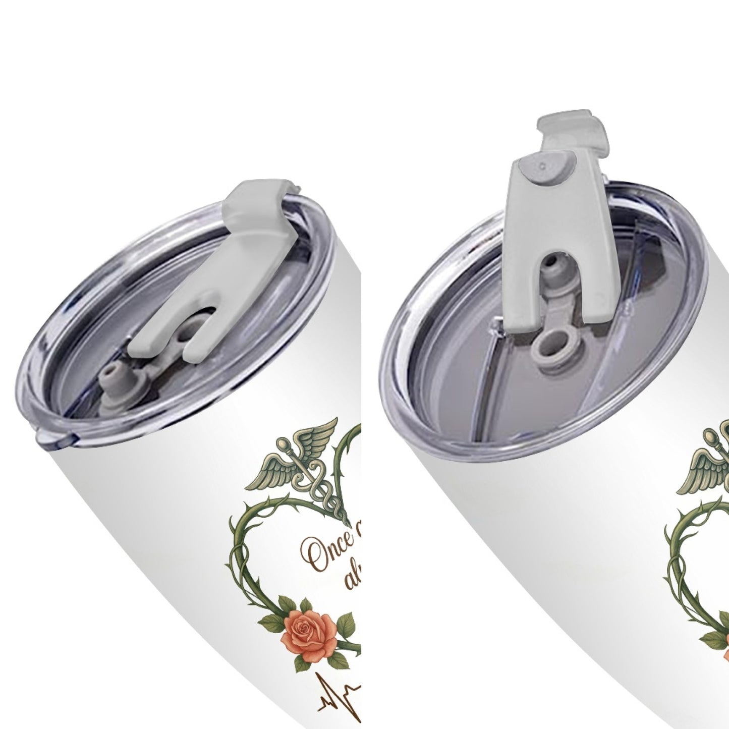 "One a nurse always a nurse" Tumbler Infermieri – custom tumbler