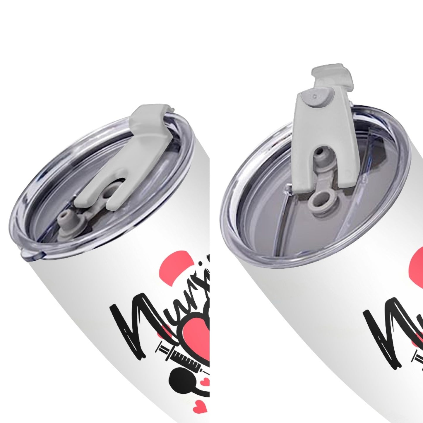 "Nursing is a work of heart" Tumbler Infermieri – custom tumbler