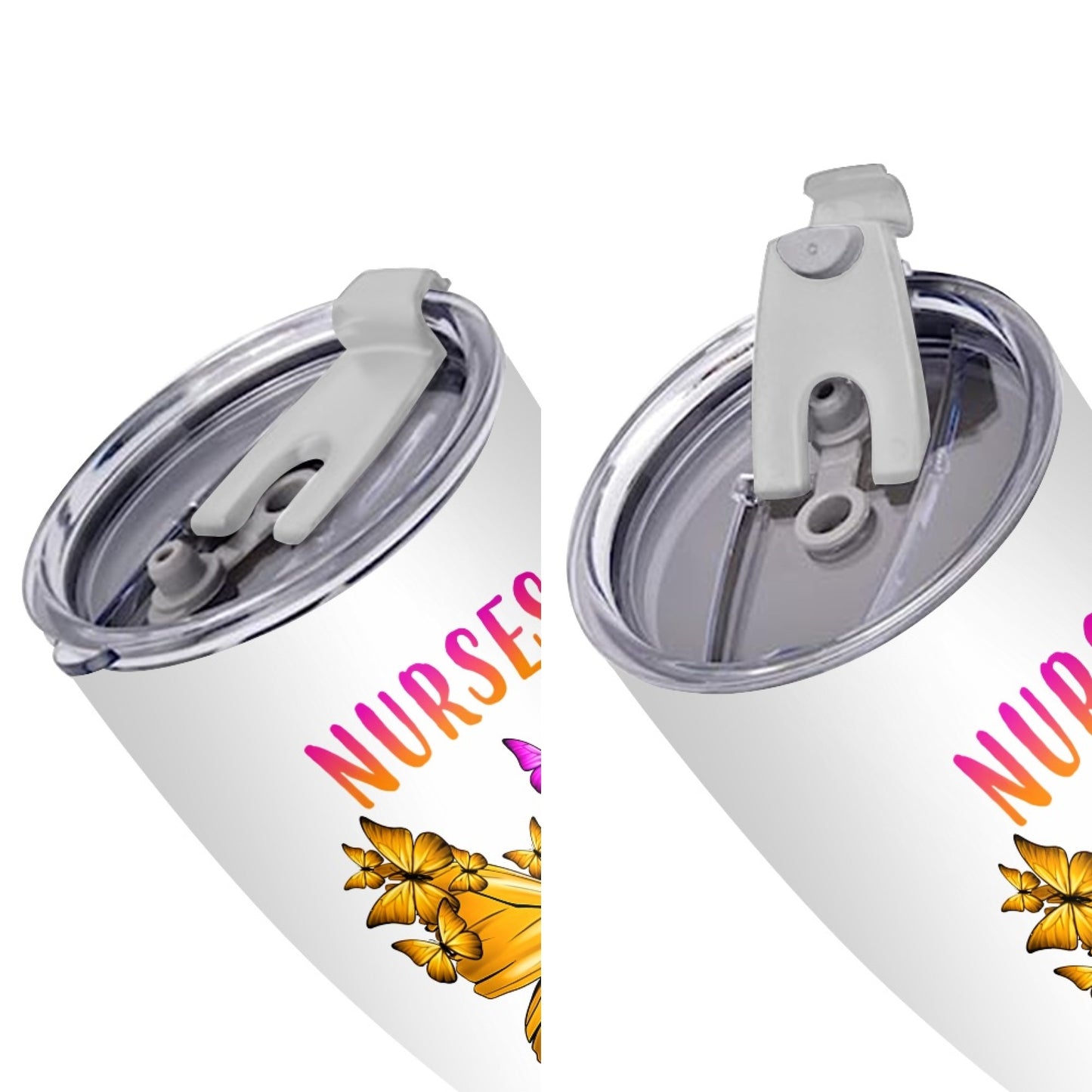 "Nurses Earn Their Wings Everyday" Tumble rInfermieri – custom tumbler