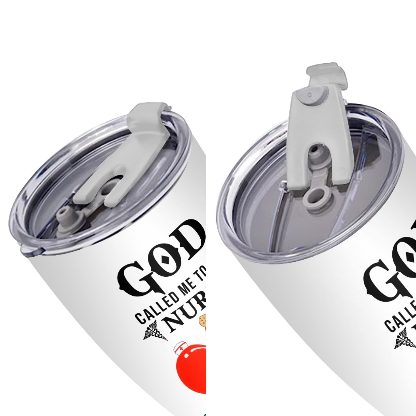 "God So Loved The World He Made Nurses" Tumbler Infermieri – custom tumbler