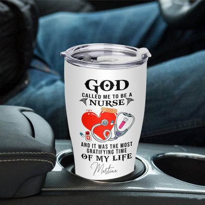 "God So Loved The World He Made Nurses"  Tumbler Infermieri – custom tumbler